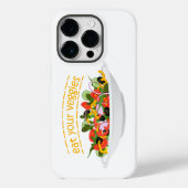 Eet je groenten Quote verse salade mix kom Case-Mate iPhone Case (Achterkant)