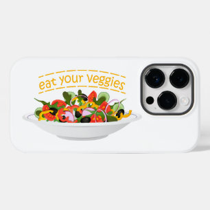 Eet je groenten Quote verse salade mix kom Case-Mate iPhone 14 Pro Hoesje