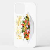 Eet je groenten Quote verse salade mix kom Case-Mate iPhone Case (Achterkant)