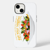 Eet je groenten Quote verse salade mix kom Case-Mate iPhone Case (Achterkant)