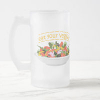 Eet je groenten Quote verse salade mix kom