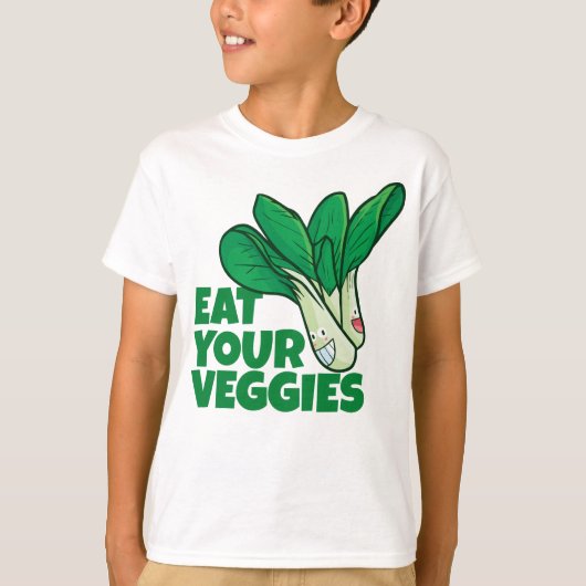 Eet je groenten - Sla T-shirt (Voorkant)