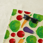 Eet je groenten strandlaken (In situ)