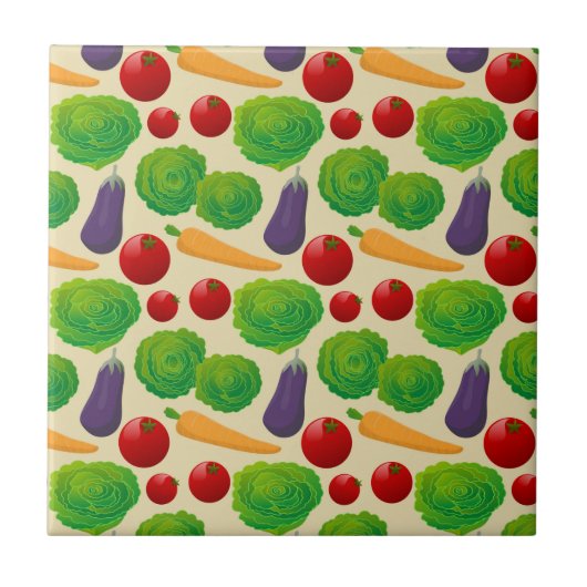 Eet je groenten tegeltje (Voorkant)