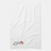 Eet je groenten theedoek (Verticaal)