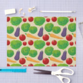 Eet je groenten tissuepapier (Craft)