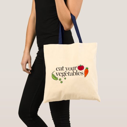 Eet je groenten tote bag (Voorkant (product))