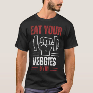 Eet je Groenten - Vegan - Workout - Gym - T-shirt