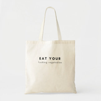 Eet je groenteszak tote bag