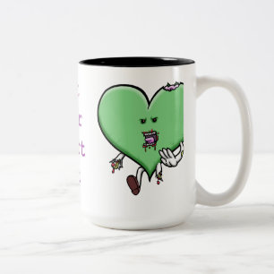 Eet je hart uit - Mok Zombie