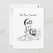 Eet je kiemgroenten briefkaart (Voorkant / Achterkant)