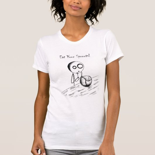 Eet je kiemgroenten op T&w Womens T T-shirt (Voorkant)