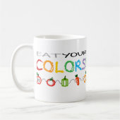 Eet je kleuren! koffiemok (Links)