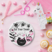 Eet je lekkerste heks Halloween feest Papieren Bordje (Feest)