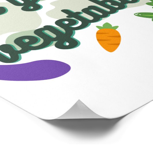 Eet je Poster groenten (Hoek)