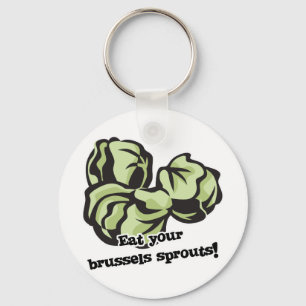 eet je spruitjes sleutelhanger
