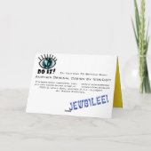 Eet je taart #2 (Verjaardag Kaart) Kaart (Achterkant)