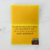 Eet je taart #2 (Verjaardag Kaart) Kaart (Binnen)