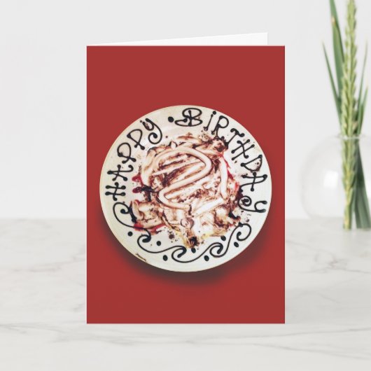 Eet je taart kaart (Voorkant)