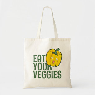  eet je Veggies - Bell Pepper versie Tote Bag