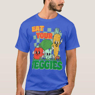 Eet je Veggies Farmers Market World Vegetarian D T-shirt