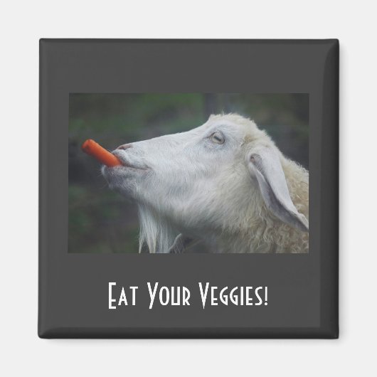 Eet je Veggies! Magneet (Voorkant)