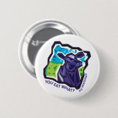 Eet je wat? Kabeljauw Ronde Button 5,7 Cm (Voorkant /achterkant)