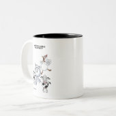 Eet je wat? tweekleurige koffiemok (Voorkant links)