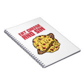 Eet Kaas En Zondig Notitieboek (Rechterzijde)