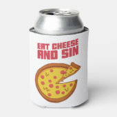 Eet kaas en zonne blikjeskoeler (Blikje Voorkant)