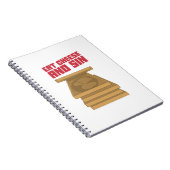 Eet kaas en zonne notitieboek (Rechterzijde)