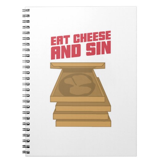 Eet kaas en zonne notitieboek (Voorkant)