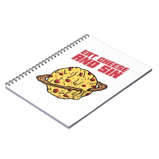 Eet kaas en zonne notitieboek (Linkerzijde)