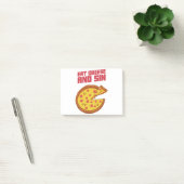 Eet kaas en zonne post-it® notes (Kantoor)