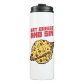 Eet kaas en zonne thermosbeker (Voorkant)