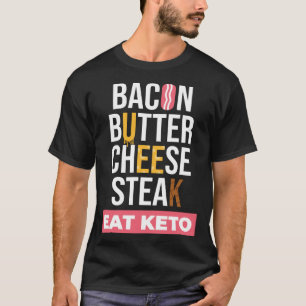 Eet Keto Ik Val Af Gezond Voedsel Ketogeen Dieet T-shirt