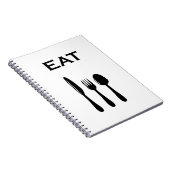 EET - Keuken Kook Recepten Citaat Notitieboek (Rechterzijde)