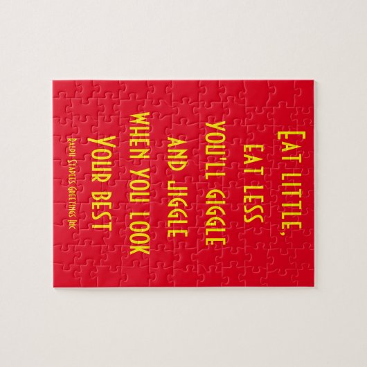 Eet klein legpuzzel (Horizontaal)