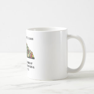Eet lager dan de voedselketen (groenten) koffiemok