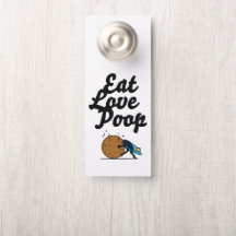 eet liefde poep toilet bord