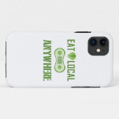 Eet lokaal, Ride overal Case-Mate iPhone Case (Achterkant (horizontaal))