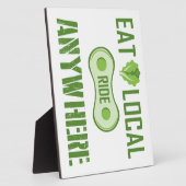 Eet lokaal, Ride overal Fotoplaat (Zijkant)