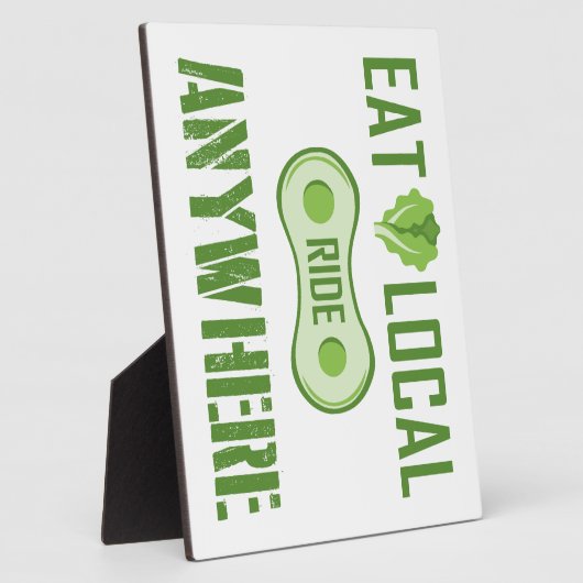 Eet lokaal, Ride overal Fotoplaat (Zijkant)