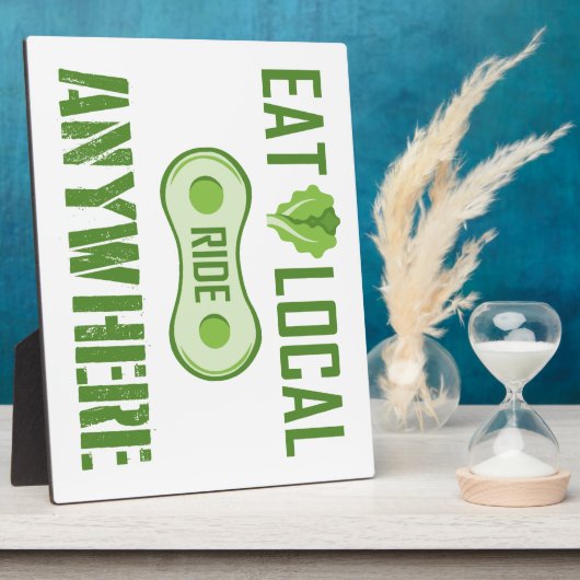 Eet lokaal, Ride overal Fotoplaat (Zijkant)