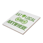 Eet lokaal, Ride overal Tegeltje (Zijkant)