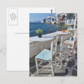 Eet!  Lunch.  Gelukkig! Briefkaart (Voorkant / Achterkant)