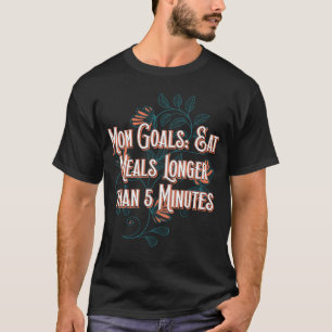 Eet maalt Kinder moeder kinderen langer Mo T-shirt