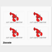 Eet Maine Lobster Stickers (Vel)