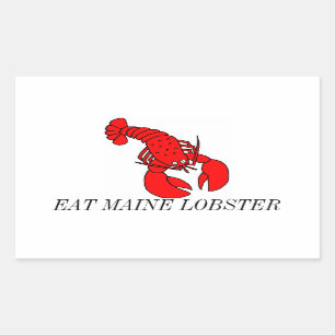 Eet Maine Lobster Stickers
