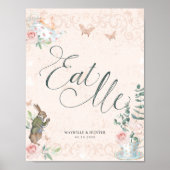 Eet me |  Alice in Wonderland ontkoppeling Poster (Voorkant)